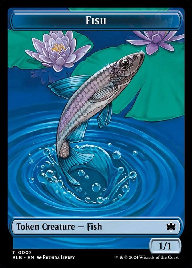 Fish – Bloomburrow Tokens [TBLB] – English – #7