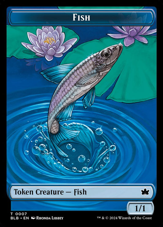 Fish – Bloomburrow Tokens [TBLB] – English – #7