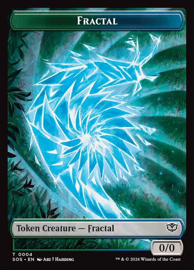 Fractal – Secrets of Strixhaven Tokens [TSOS] – English – #4