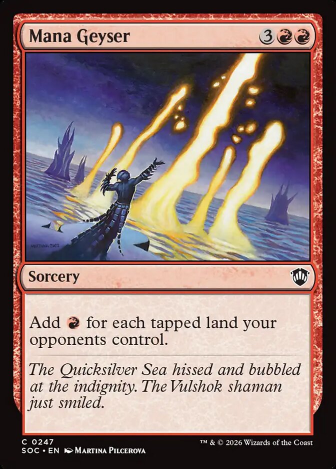 Mana Geyser – Secrets of Strixhaven Commander [SOC] – English – #247
