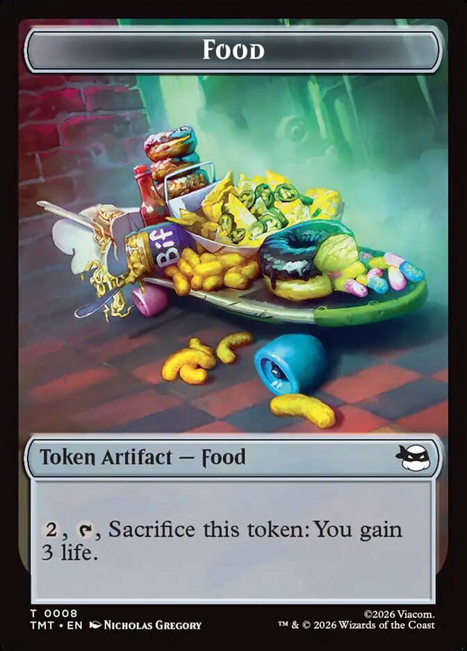 Food – Teenage Mutant Ninja Turtles Tokens [TTMT] – English – #8