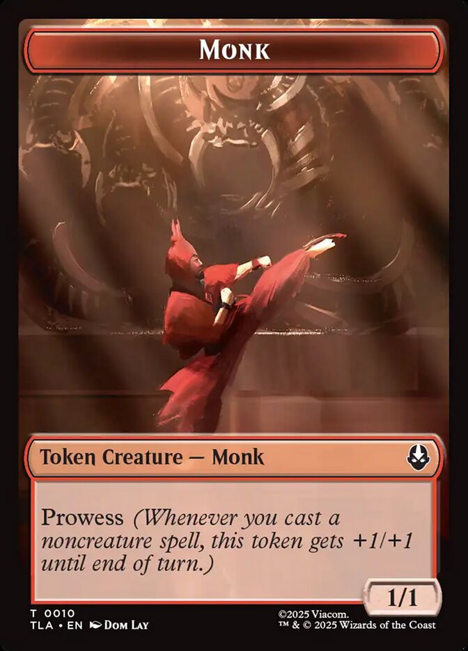 Monk – Avatar: The Last Airbender Tokens [TTLA] – D – #10