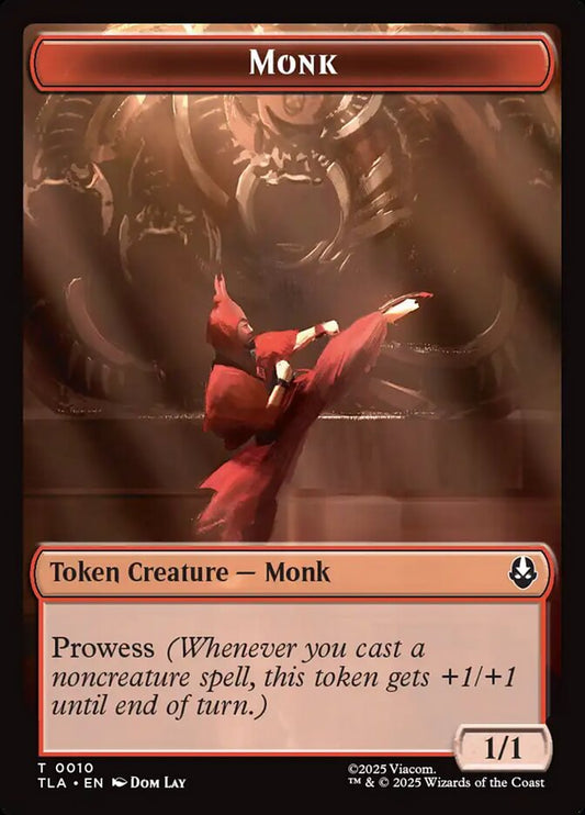 Monk – Avatar: The Last Airbender Tokens [TTLA] – D – #10