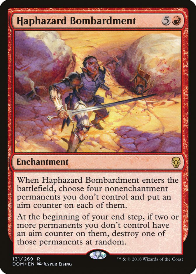 Haphazard Bombardment – Dominaria [DOM] – English – #131