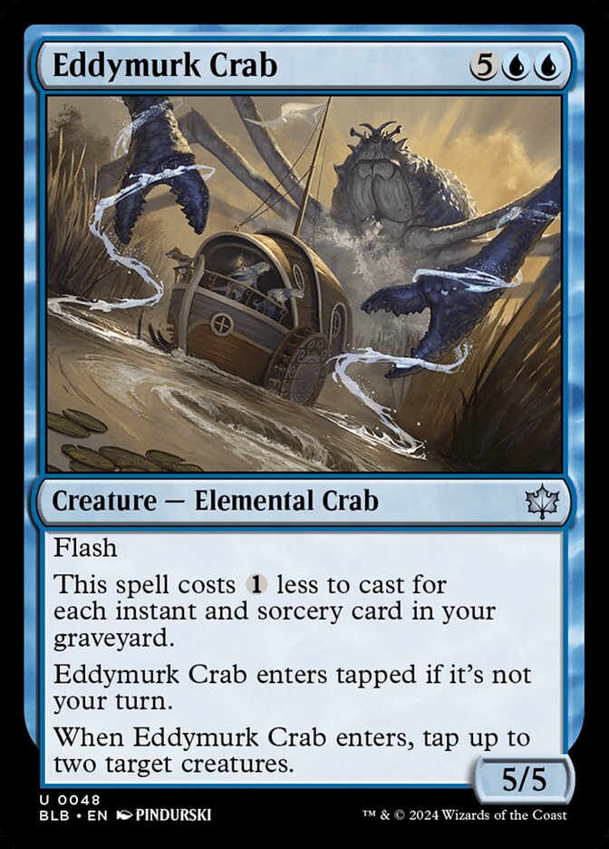 Eddymurk Crab – Bloomburrow [BLB] – English – #48