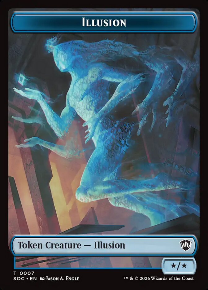 Illusion – Secrets of Strixhaven Commander Tokens [TSOC] – English – #7