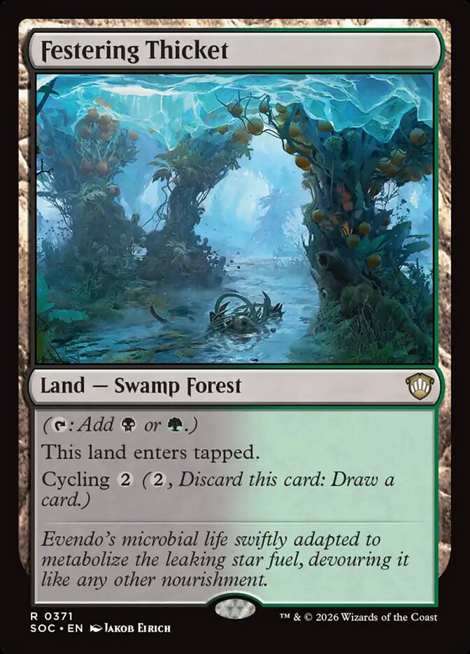 Festering Thicket – Secrets of Strixhaven Commander [SOC] – English – #371