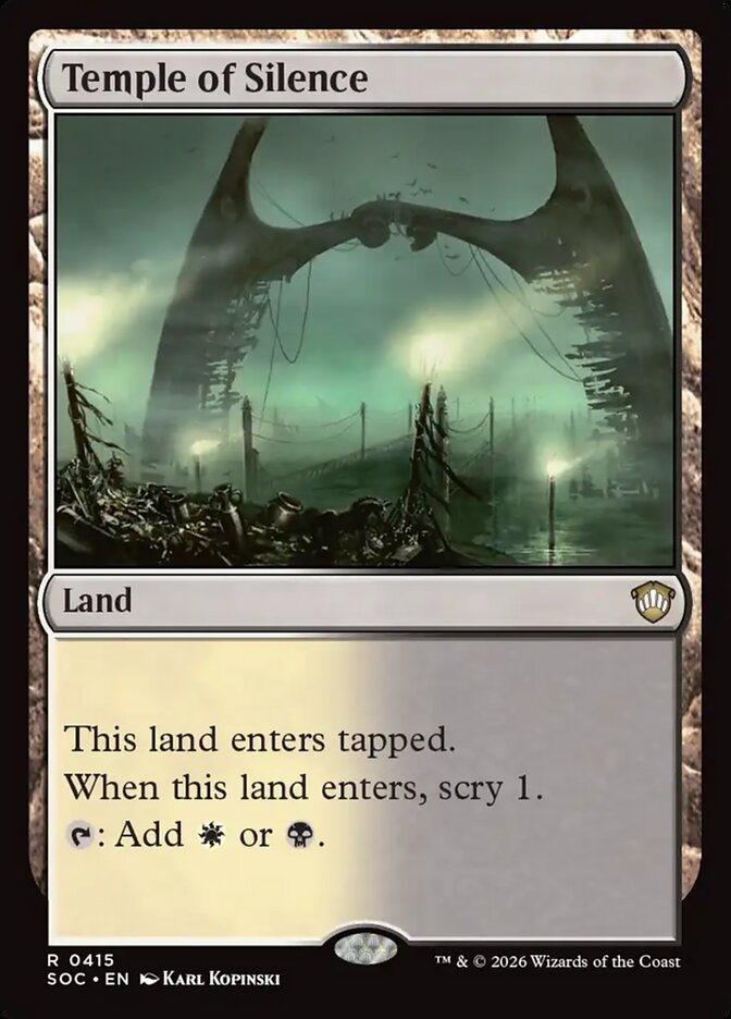 Temple of Silence – Secrets of Strixhaven Commander [SOC] – English – #415