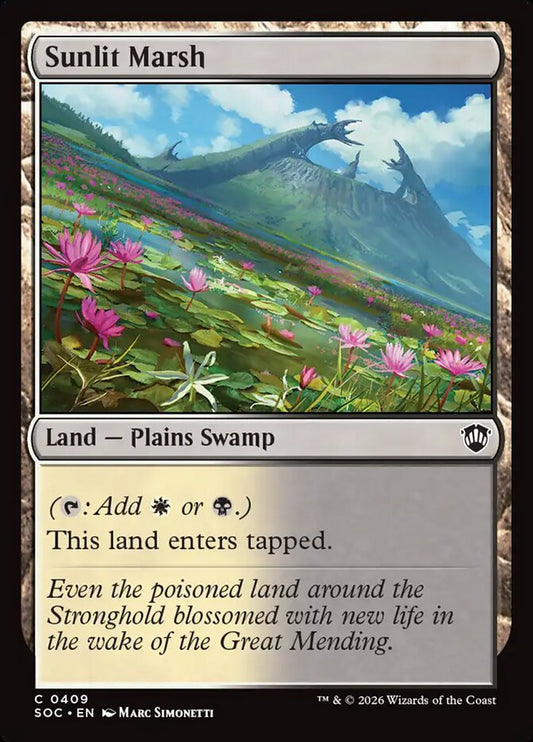 Sunlit Marsh – Secrets of Strixhaven Commander [SOC] – English – #409