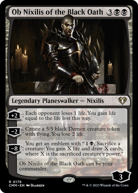 Ob Nixilis of the Black Oath – Commander Masters [CMM] – English – #176