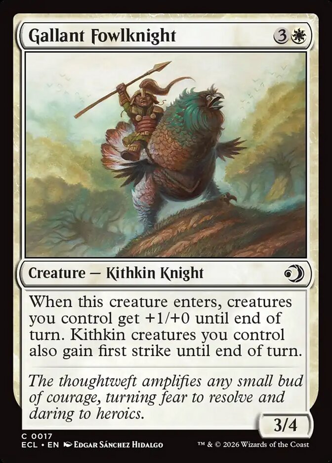 Gallant Fowlknight – Lorwyn Eclipsed [ECL] – English – #17