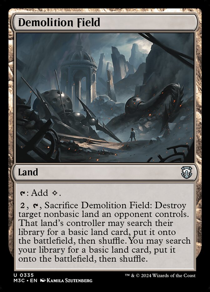 Demolition Field – Modern Horizons 3 Commander [M3C] – English – #335
