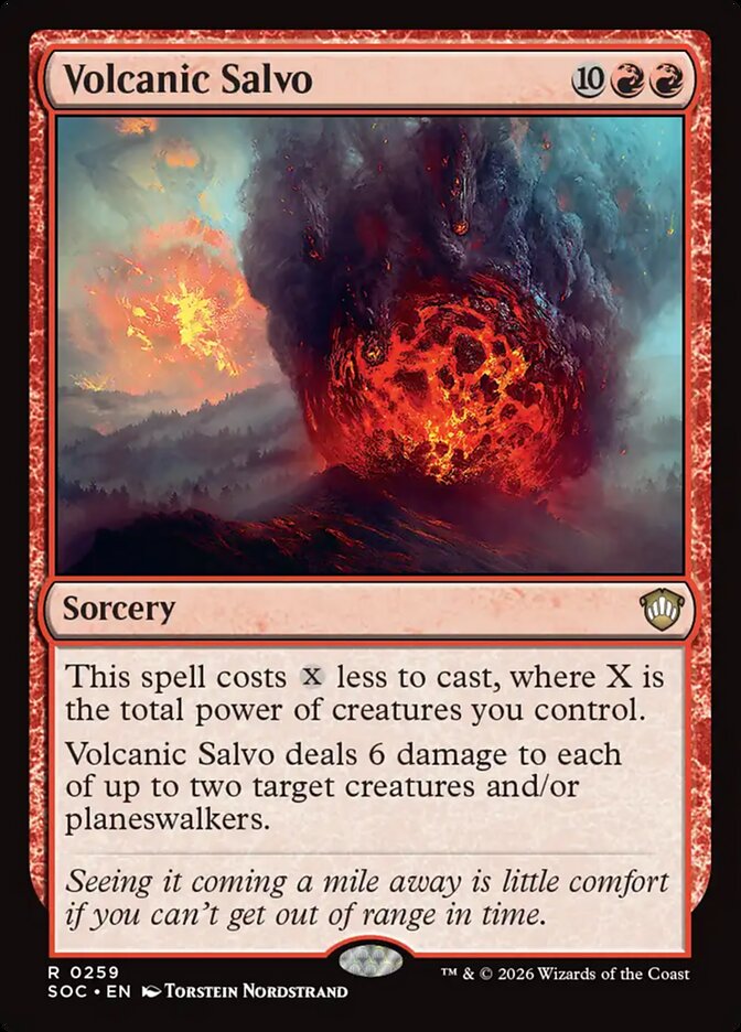 Volcanic Salvo – Secrets of Strixhaven Commander [SOC] – English – #259
